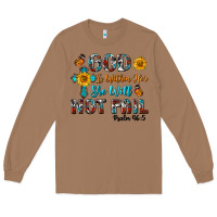 Toasted Coconut god is within her she will not fail Long Sleeve Tee - BundleAndBundleShop