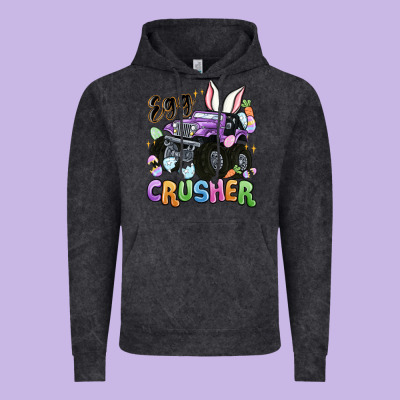 Egg Crusher Vintage Hoodie Designed By Maliassmallbusiness