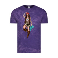 Cloud Purple western cowgirl Vintage Tee - NancyCooperArtShop