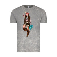 Cloud Rock western cowgirl Vintage Tee - NancyCooperArtShop
