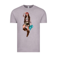 Vintage Zinc western cowgirl Vintage Tee - NancyCooperArtShop