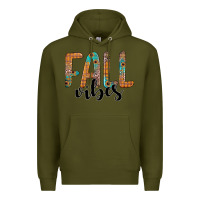 Army Green fall vibes Premium Hoodie - JahusDesignShop