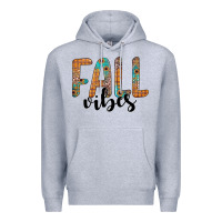 Heather Grey fall vibes Premium Hoodie - JahusDesignShop