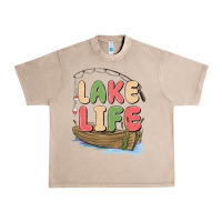 French Oak lake life Urban Heavy Tee - MaliasSmallBusiness