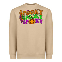 Mushroom spooky with lightning bolt Heavyweight Sweatshirt - BundleAndBundleShop