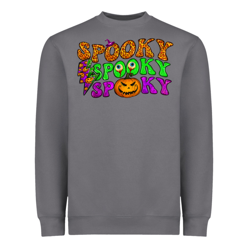Spooky With Lightning Bolt Heavyweight Sweatshirt by BundleAndBundleShop | Teevron