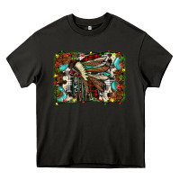 Asphalt christmas indian headdress Heavy Core Tee - JahusDesignShop
