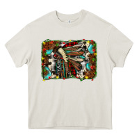 Christmas Indian Headdress Heavy Core Tee | Teevron