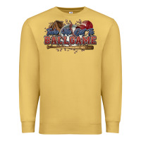 Antique Gold Take me out to ball game baseball Premium Sweatshirt - HowdyJamesFarm
