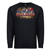 Black Take me out to ball game baseball Premium Sweatshirt - HowdyJamesFarm