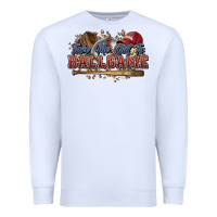 White Take me out to ball game baseball Premium Sweatshirt - HowdyJamesFarm
