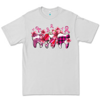 Dove Grey cancer ribbon with teeth Premium Tee - AdoDesignShop