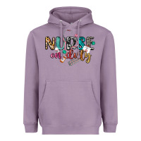 Lavender nurse on duty Heavyweight Hoodie - CowGirlArtShop