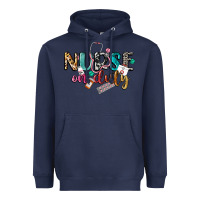 Navy nurse on duty Heavyweight Hoodie - CowGirlArtShop