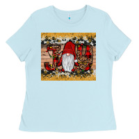 Baby Blue gnome joy Ladies Tee - JahusDesignShop