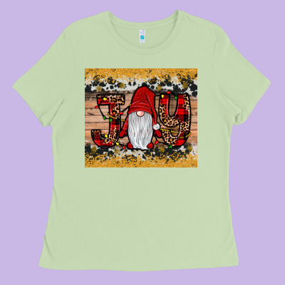 Gnome Joy Ladies Tee Designed By Jahusdesignshop