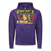 Cloud Purple juneteenth vibes only Vintage Hoodie - MaliasSmallBusiness