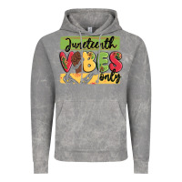 Cloud Rock juneteenth vibes only Vintage Hoodie - MaliasSmallBusiness