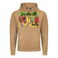 Vintage Camel juneteenth vibes only Vintage Hoodie - MaliasSmallBusiness