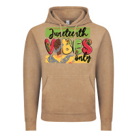 Vintage Coffee juneteenth vibes only Vintage Hoodie - MaliasSmallBusiness