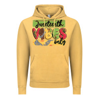 Vintage Mustard juneteenth vibes only Vintage Hoodie - MaliasSmallBusiness