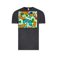 Vintage Black gaming controller Vintage Tee - JahusDesignShop