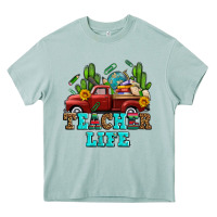 Arona teacher life western truck and books Heavy Core Tee - AdoDesignShop
