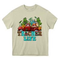 Mossy teacher life western truck and books Heavy Core Tee - AdoDesignShop