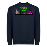 Navy spooky mimi libbey glass Heavyweight Sweatshirt - BundleAndBundleShop