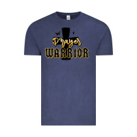 Vintage Denim christian prayer warrior Vintage Tee - MaliasSmallBusiness