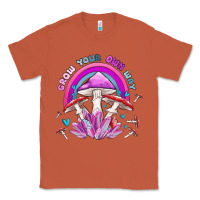 Copper grow your own way crystal and mushroom Classic Tee - MaliasSmallBusiness