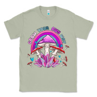 Grow Your Own Way Crystal And Mushroom Classic Tee | Teevron