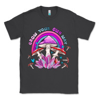 Smoke grow your own way crystal and mushroom Classic Tee - MaliasSmallBusiness