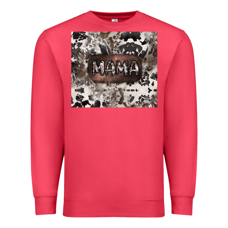 Mama Cowhide Cowgirl Premium Sweatshirt by CowGirlArtShop | Teevron
