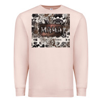 Pale Pink mama cowhide cowgirl Premium Sweatshirt - CowGirlArtShop