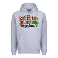 Heather Grey certified nursing assistant Premium Hoodie - CowGirlArtShop