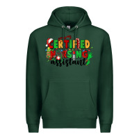 Sports Green certified nursing assistant Premium Hoodie - CowGirlArtShop