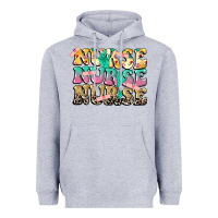 Heather Grey Nurse Nurse Nurse Heavyweight Hoodie - CowGirlArtShop