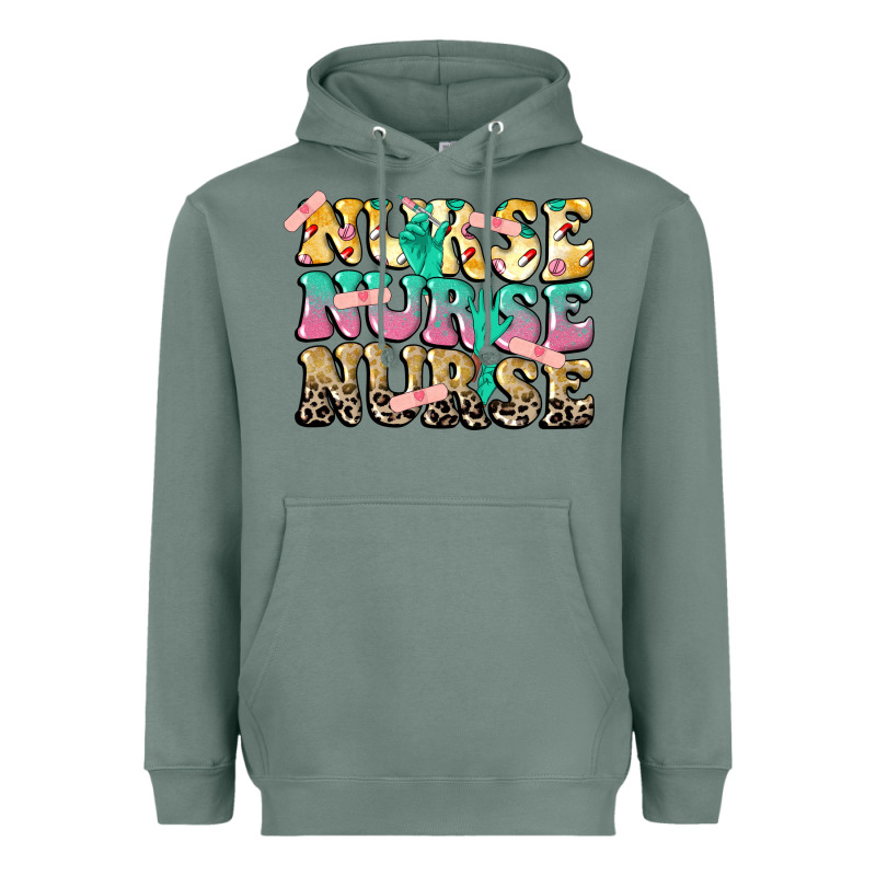 Nurse Nurse Nurse Heavyweight Hoodie by CowGirlArtShop | Teevron