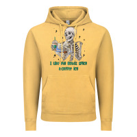 Vintage Mustard i like my books spicy and coffee icy Vintage Hoodie - MaliasSmallBusiness