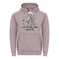 Vintage Zinc i like my books spicy and coffee icy Vintage Hoodie - MaliasSmallBusiness
