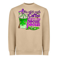 Mushroom this witch needs coffee before any hocus pocus Heavyweight Sweatshirt - BundleAndBundleShop