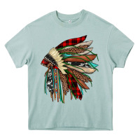 Christmas Indian Headdress Heavy Core Tee | Teevron