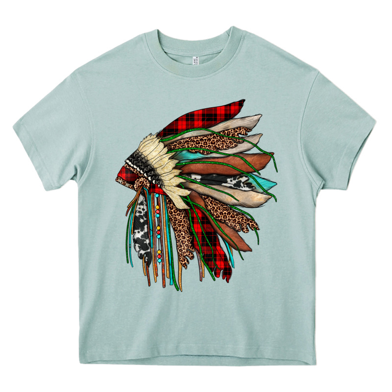 Christmas Indian Headdress Heavy Core Tee by JahusDesignShop | Teevron