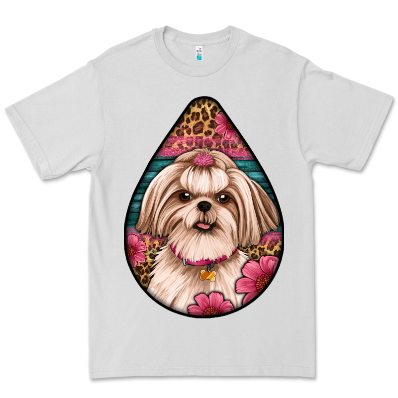 Shih Tzu Teardrop Earrings Premium Tee by Artiststas | Teevron