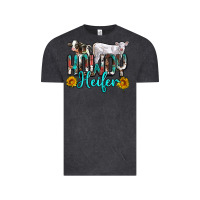 Vintage Black western howdy heifer Vintage Tee - NancyCooperArtShop