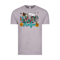 Vintage Zinc western howdy heifer Vintage Tee - NancyCooperArtShop