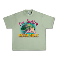 Oil Green im turtley adorable Urban Heavy Tee - NancyCooperArtShop