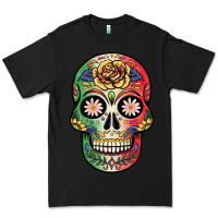 Black mexican skull Premium Tee - JahusDesignShop