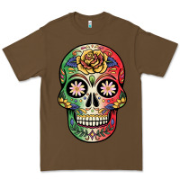 Cacao mexican skull Premium Tee - JahusDesignShop